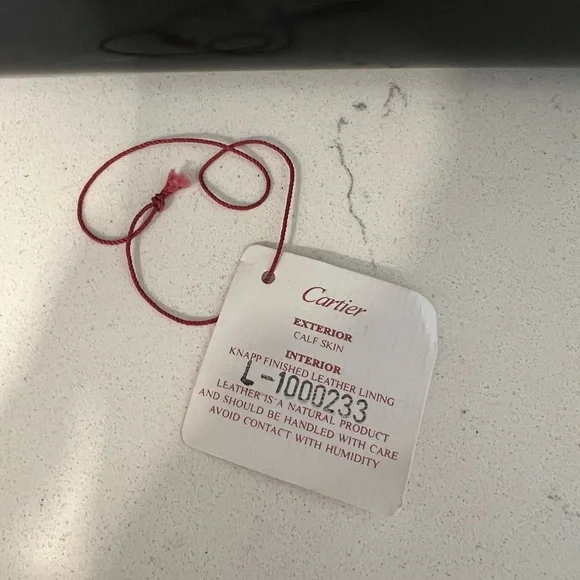 CARTIER PANTHERE LEATHER HANDBAG PURSE AUTHENTIC - Picture 9 of 12